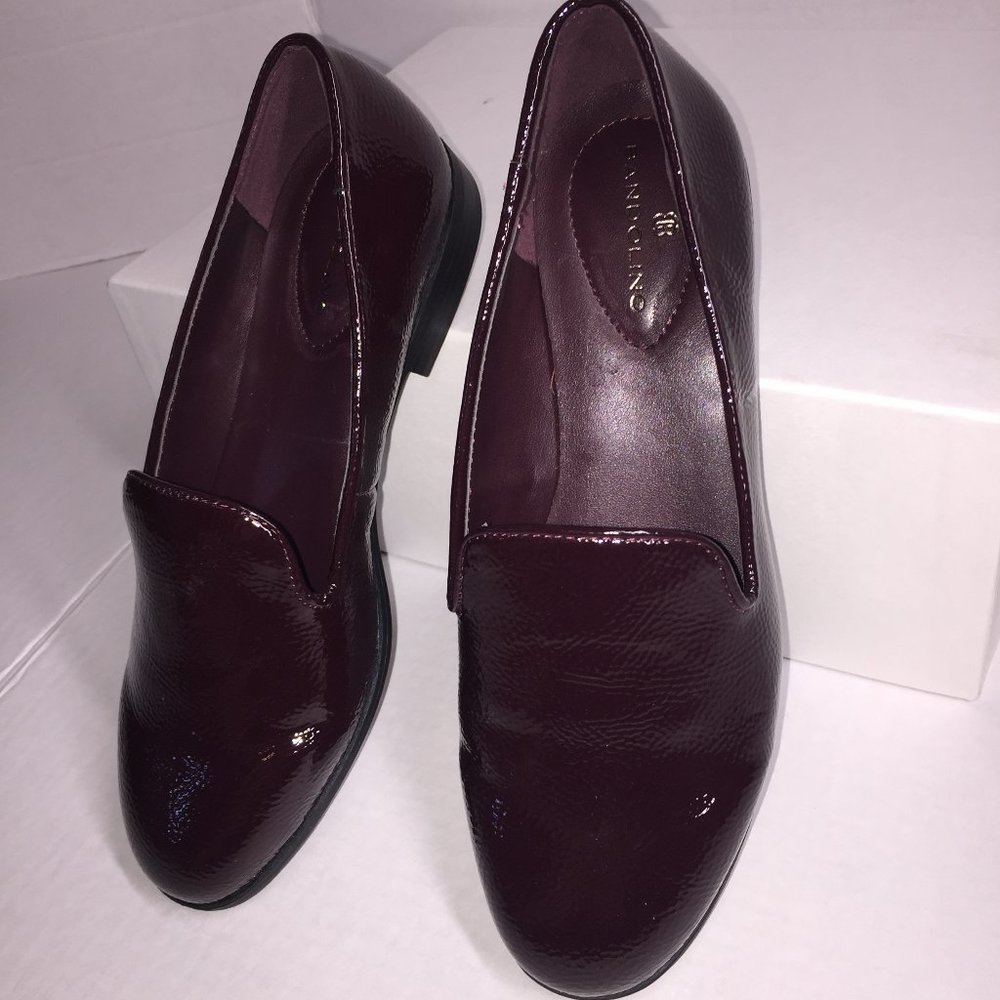 NEW BANDOLINO Burgundy Flats SZ 7